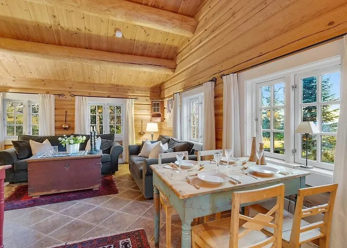 Semesterbostad Log In Valdres Fireplace Sauna 1000 M Above Sea Level Aurdal